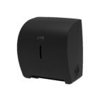 Toilet Paper Dispenser Autocut Ø210 KYRA Black Soft Touch ABS TA6000PN by CLAR Systems | وراقة تواليت أوتوكات KYRA بلاستيك ABS أسود Soft Touch TA6000PN من CLAR Systems